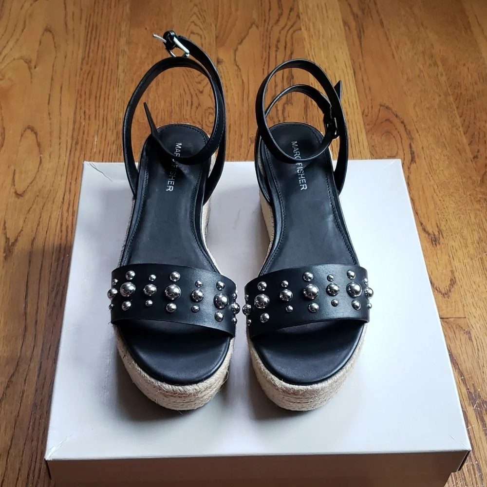 NIB Marc Fisher Joyce Espadrille Platform Sandal Women's Size 7